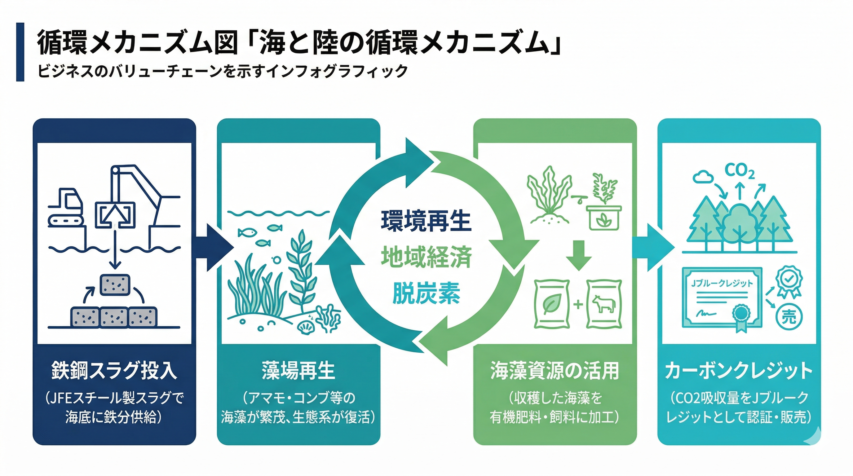 海と陸の循環メカニズム